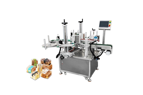 食品盒双转角贴标机