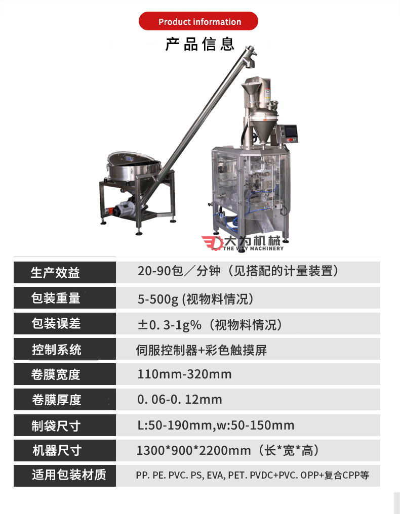 立式包装机配计量螺杆选型(图3)